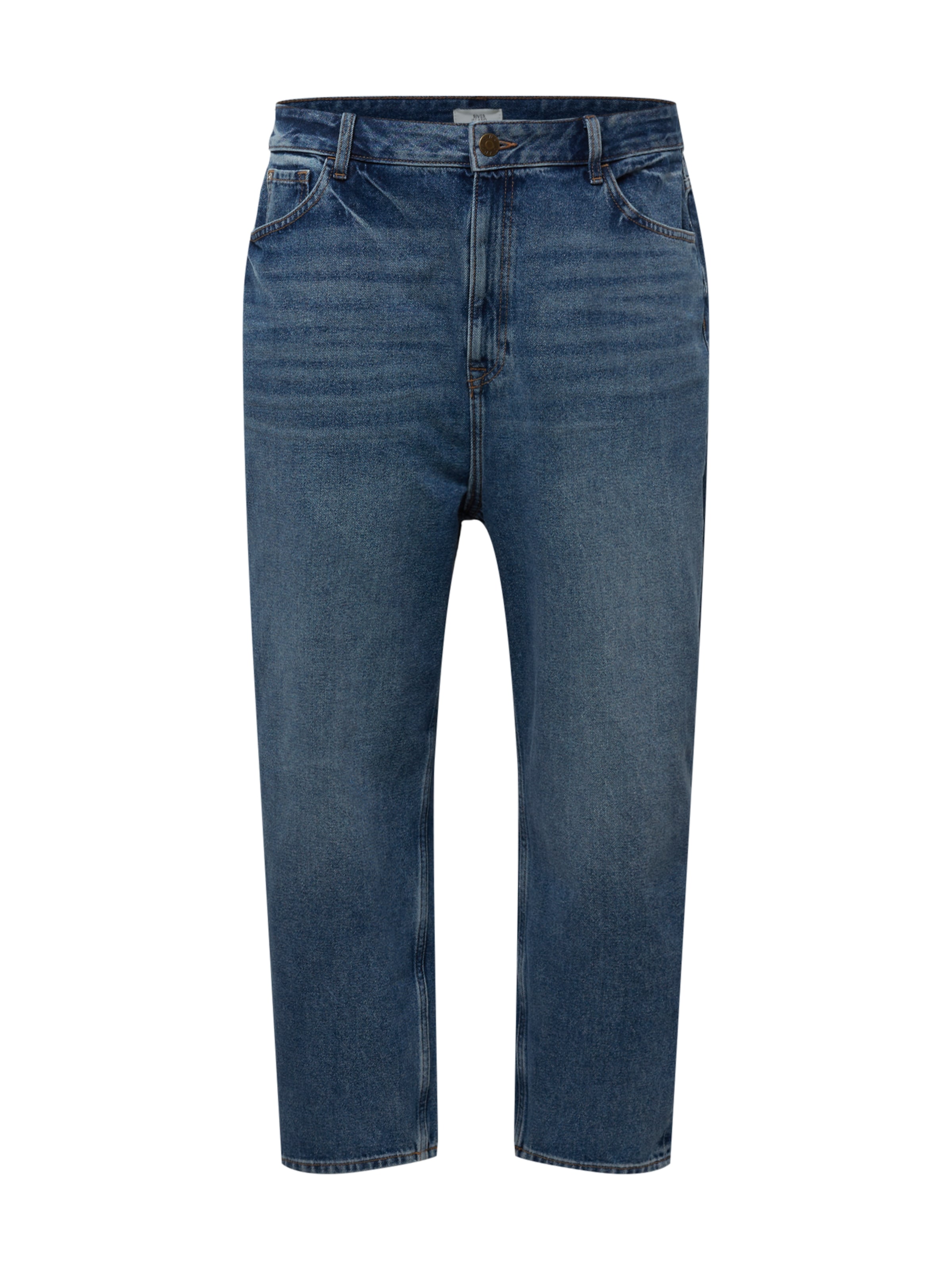 River Island Plus Zúžený strih Džínsy - Modrá: predná strana