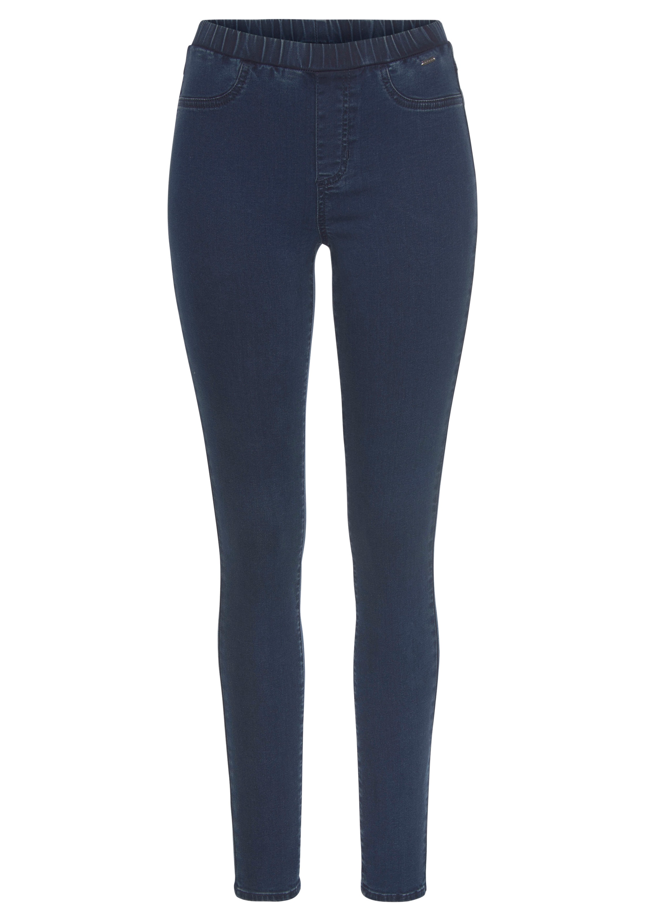 LASCANA Skinny Jeggings in Blue: front