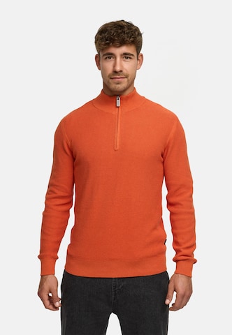 INDICODE JEANS Sweater ' Bull ' in Orange: front