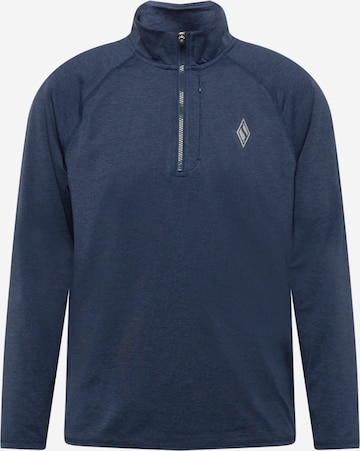 Skechers Performance Athletic Sweater in Blue: front