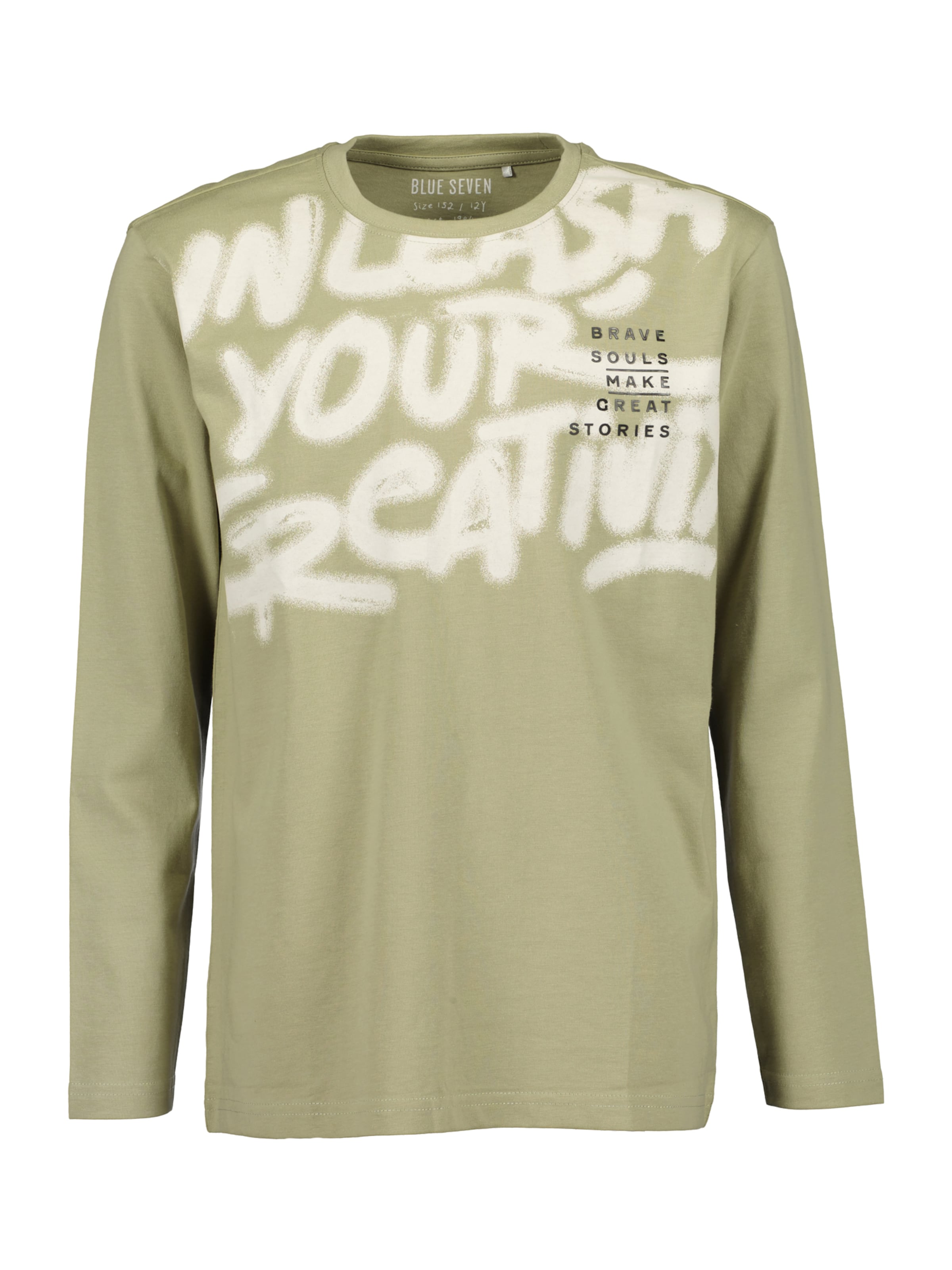 BLUE SEVEN Tričko - Zelená: predná strana