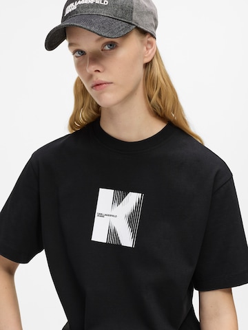 KARL LAGERFELD JEANS Тениска в черно