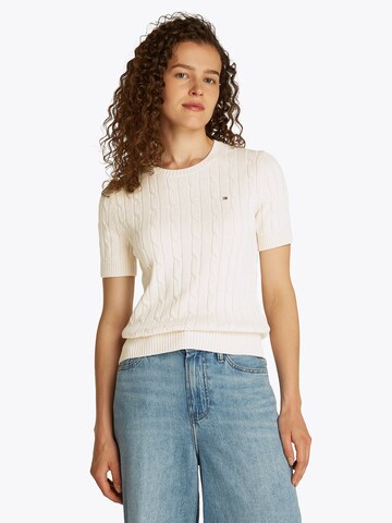 Pullover '1985' di TOMMY HILFIGER in beige: frontale