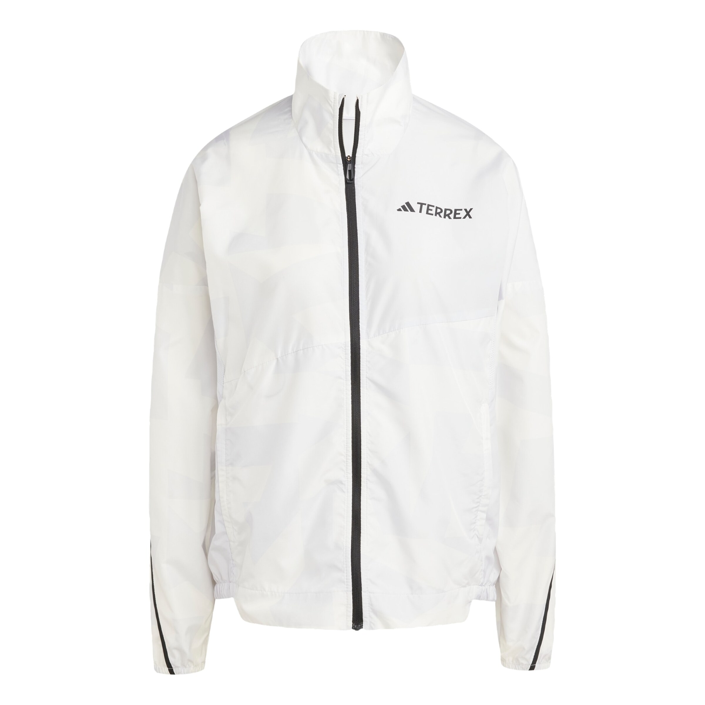 Veste outdoor 'Multi Printed Wind' ADIDAS TERREX en blanc : devant