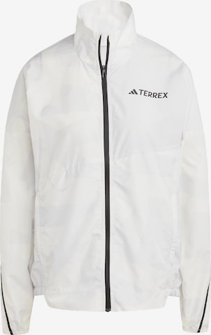 ADIDAS TERREX - Chaqueta deportiva 'Multi Printed Wind' en blanco: frente