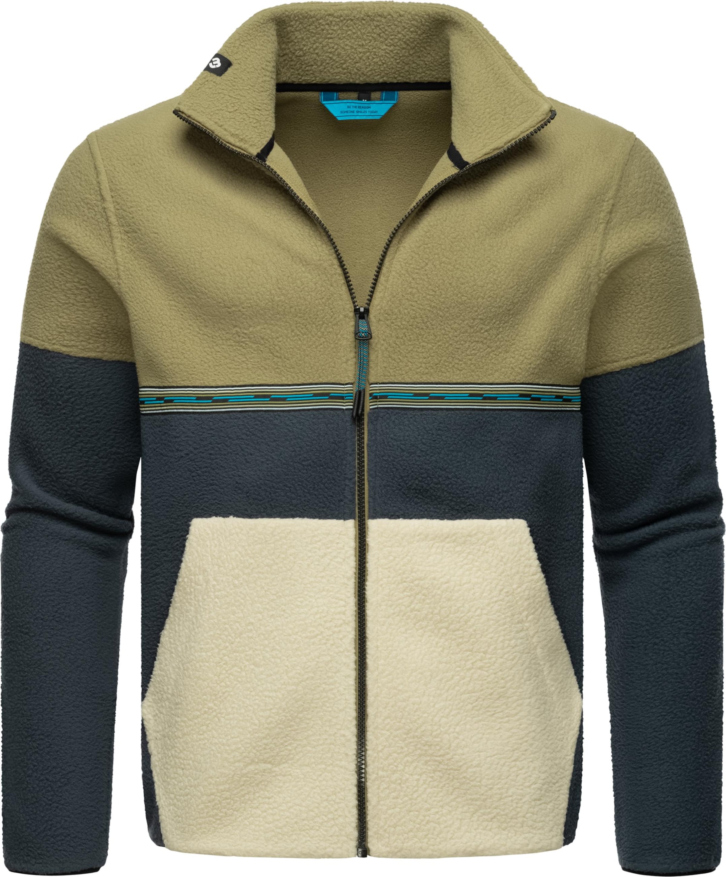 Ragwear Fliisjakk 'Lonndy', värv roheline