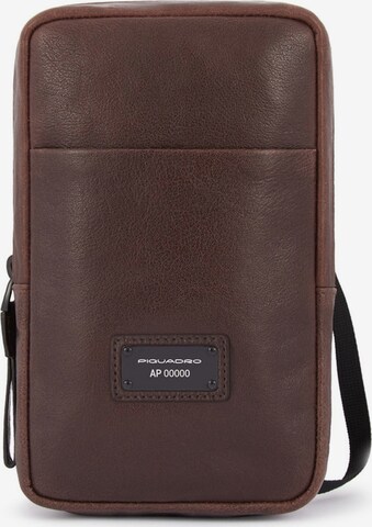 Piquadro Smartphonehoesje 'Harper' in Bruin: voorkant