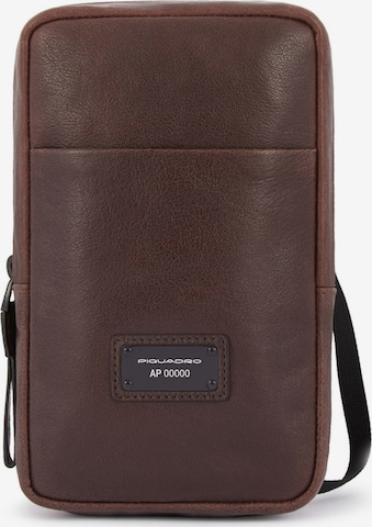Piquadro Smartphone Case 'Harper' in Brown: front