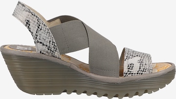 FLY LONDON Strap Sandals in Grey