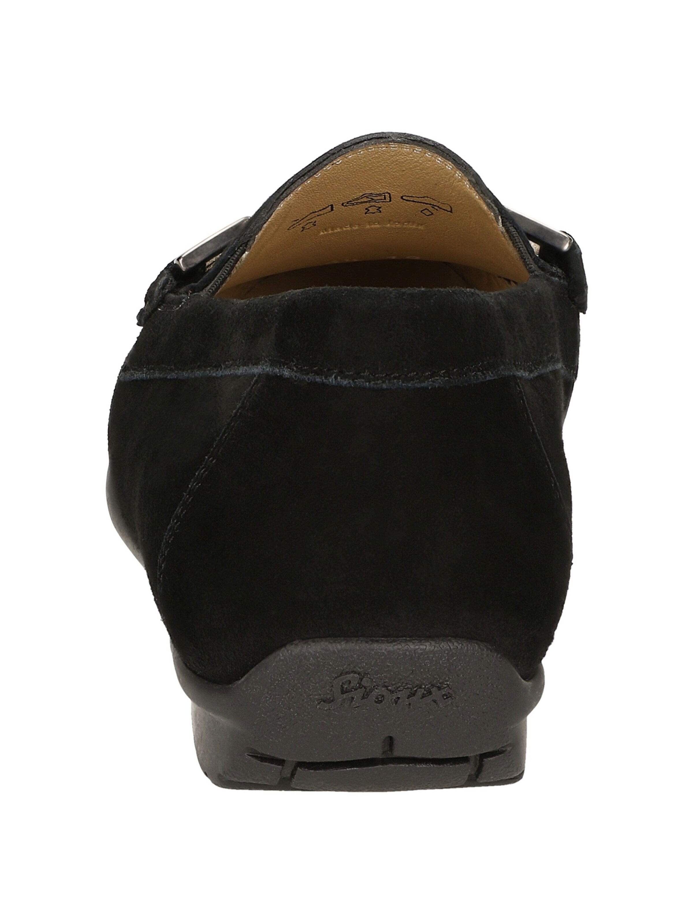 SIOUX Mokassin in Schwarz