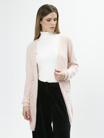 Influencer Kardigan – pink: přední strana