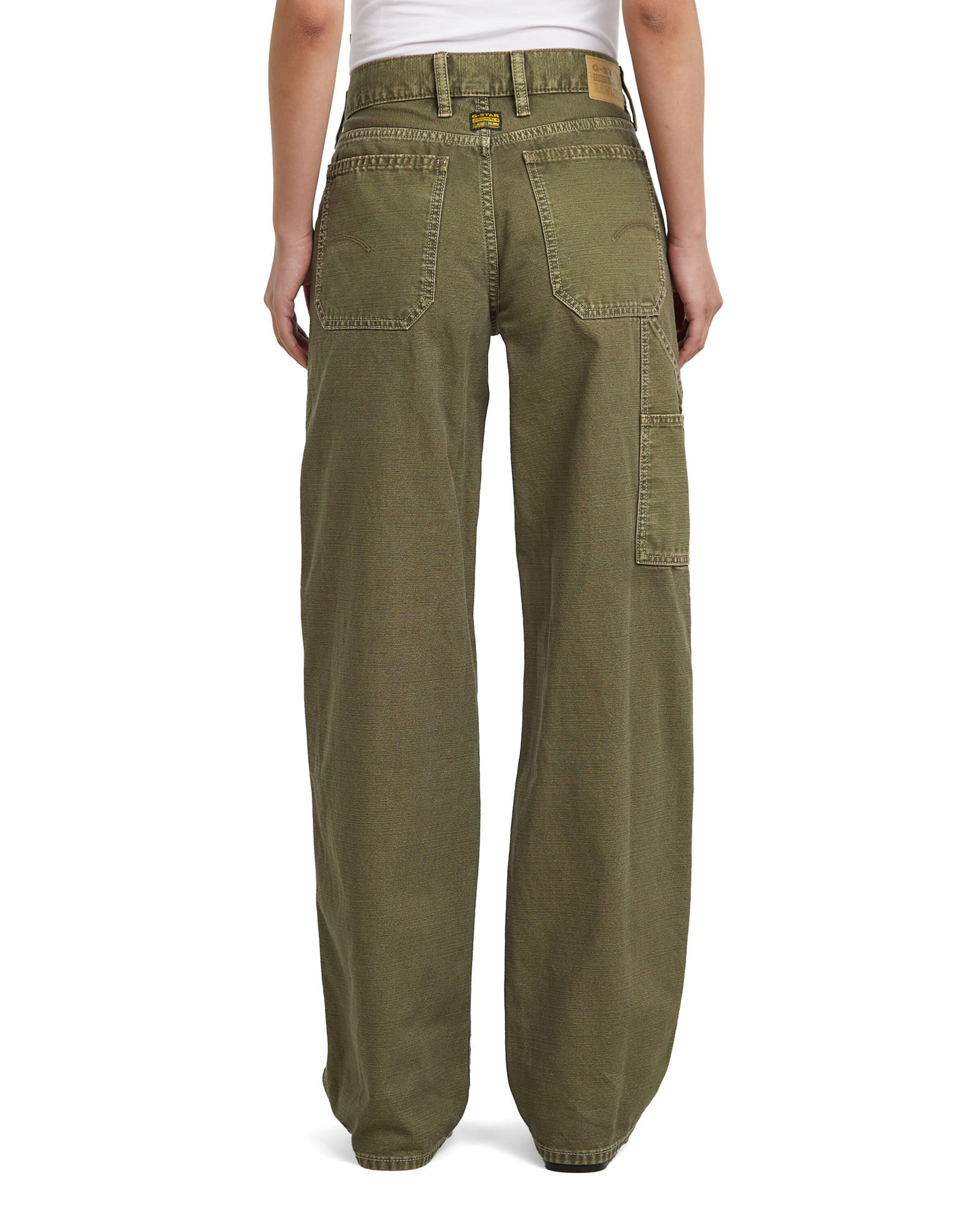 G-STAR Loosefit Jeans 'Judee Carpenter Loose Jeans' in Groen