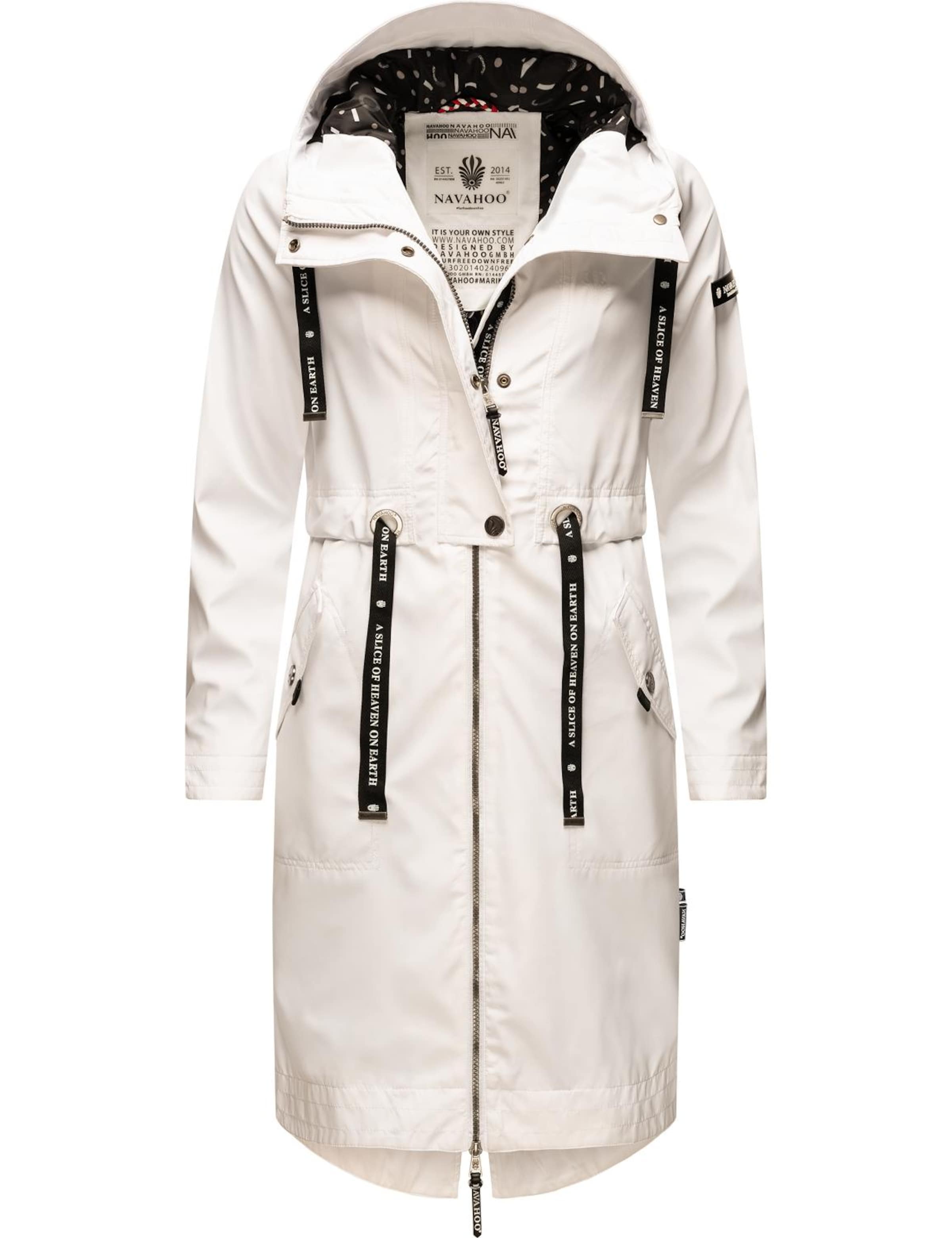 NAVAHOO Funktionsparka ' Josinaa ' in weiß, Produktansicht