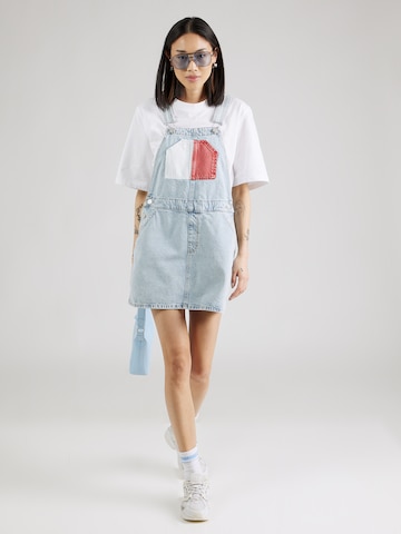 Tommy Jeans Overall Skirt in Blue