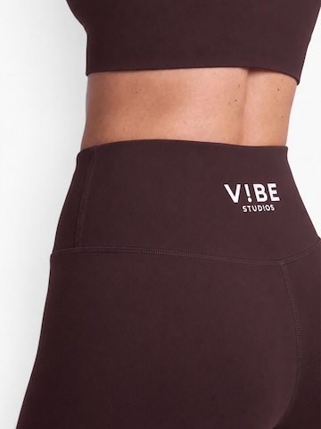 V!BE STUD!OS Skinny Leggingsit värissä ruskea