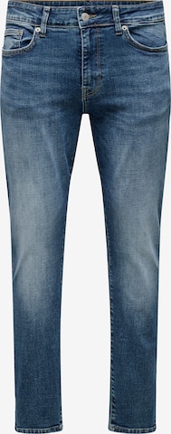 Only & Sonsregular Traperice 'Weft' - plava boja: prednji dio