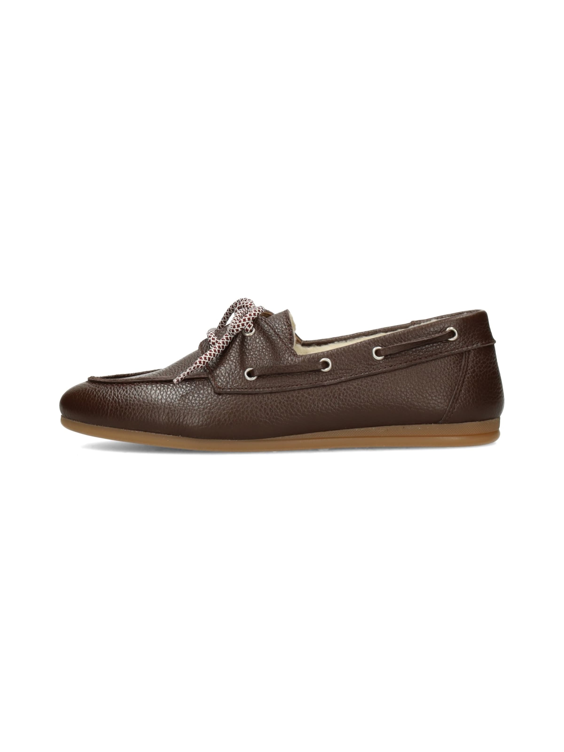 PS Poelman Mocassins ' Callie ' in Bruin: voorkant