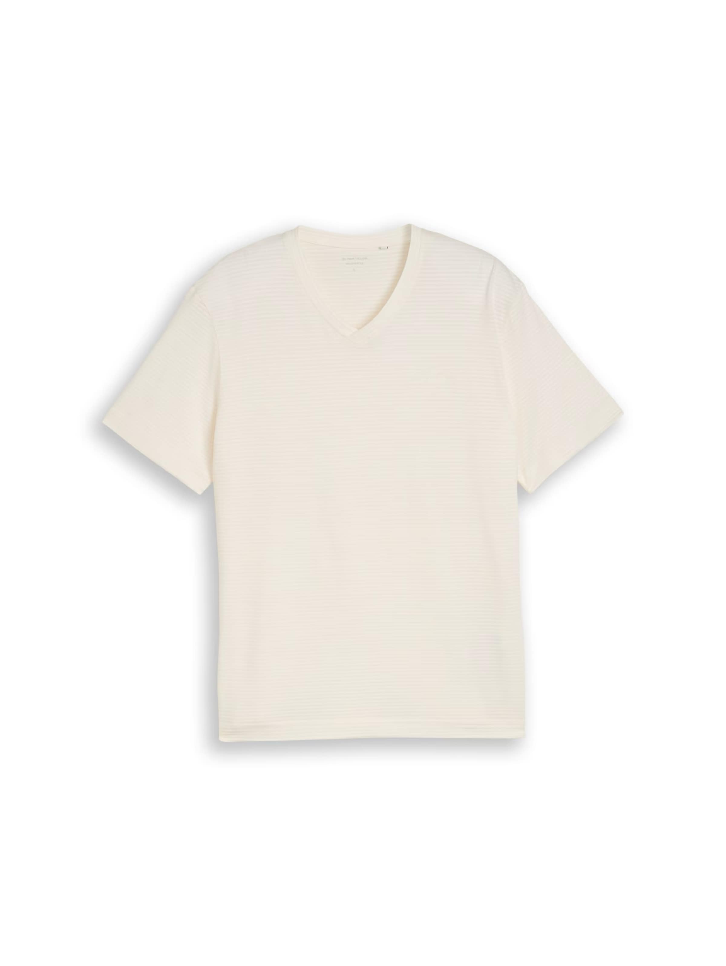 TOM TAILOR T-Shirt in Beige: Vorderseite