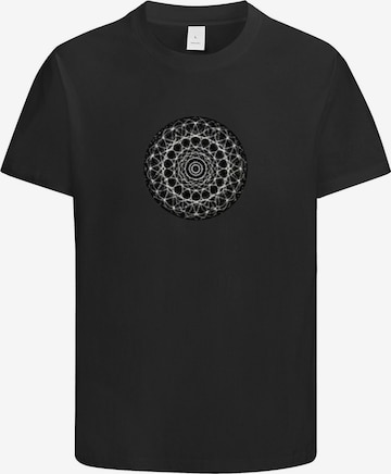 HUSKSWARE Shirt 'Grafik' in Schwarz: Vorderseite