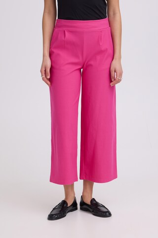 ICHI Loosefit Hose in Pink: Vorderseite