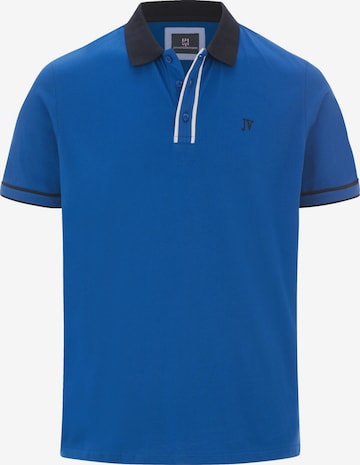 Jan Vanderstorm Poloshirt ' Isfried ' in Blau: Vorderseite