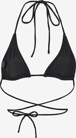 OW Collection Trojuholníky Bikinový top 'VITAMIN D' - Čierna