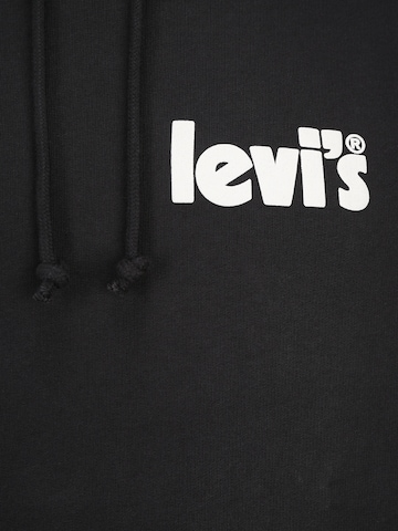 Levi's® Big & Tall Sweatshirt 'Relaxed Graphic Hoodie' in Schwarz