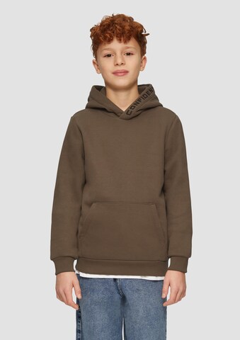 s.Oliver Sweatshirt in Bruin: voorkant