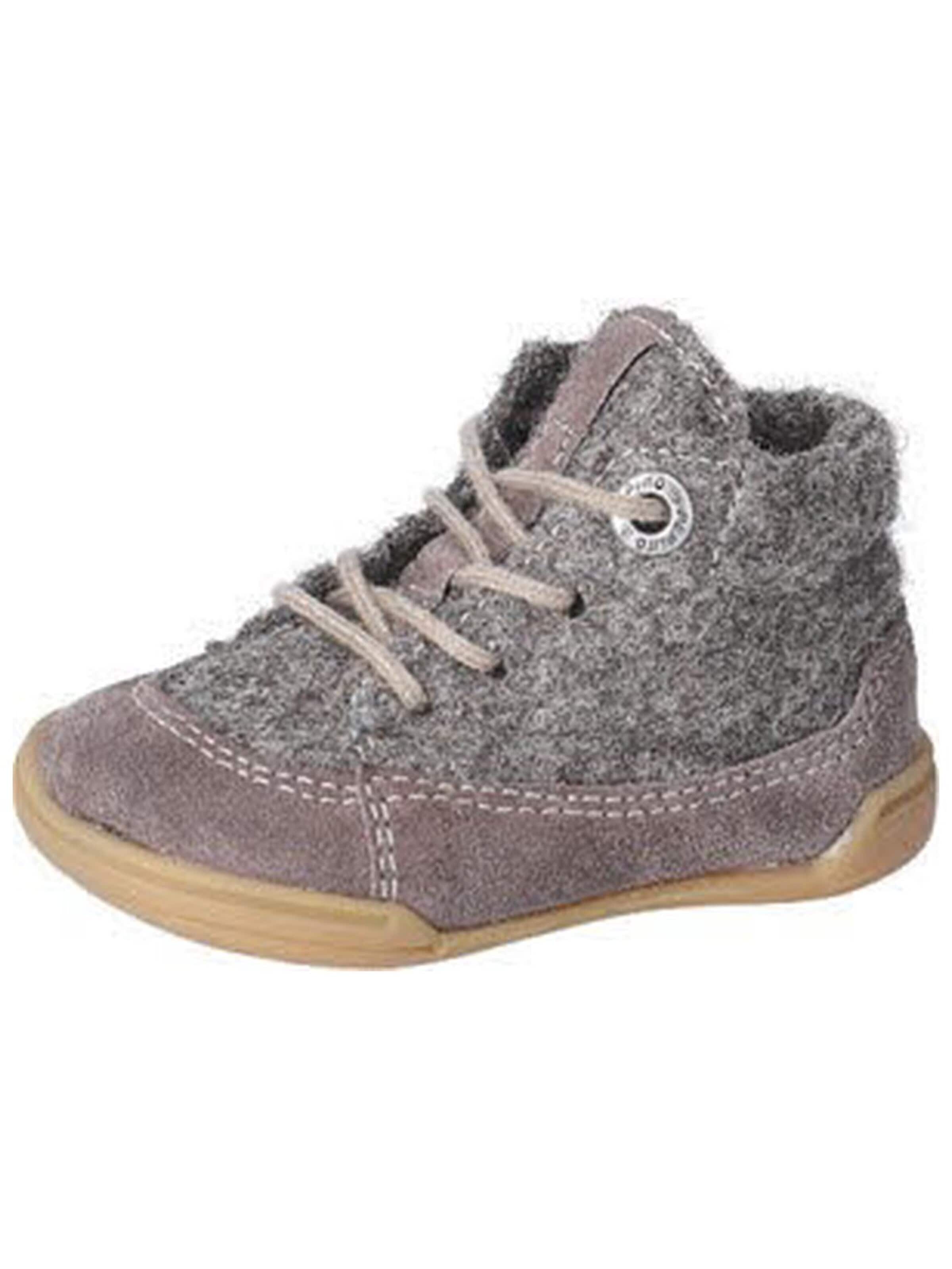 PEPINO by RICOSTA Lauflernschuh 'Lauflernschuhe Jungen 50 1000302 460 Leder-Mix in grau'‌ in Grau: Vorderseite
