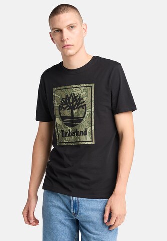TIMBERLAND T-shirt i svart: framsida