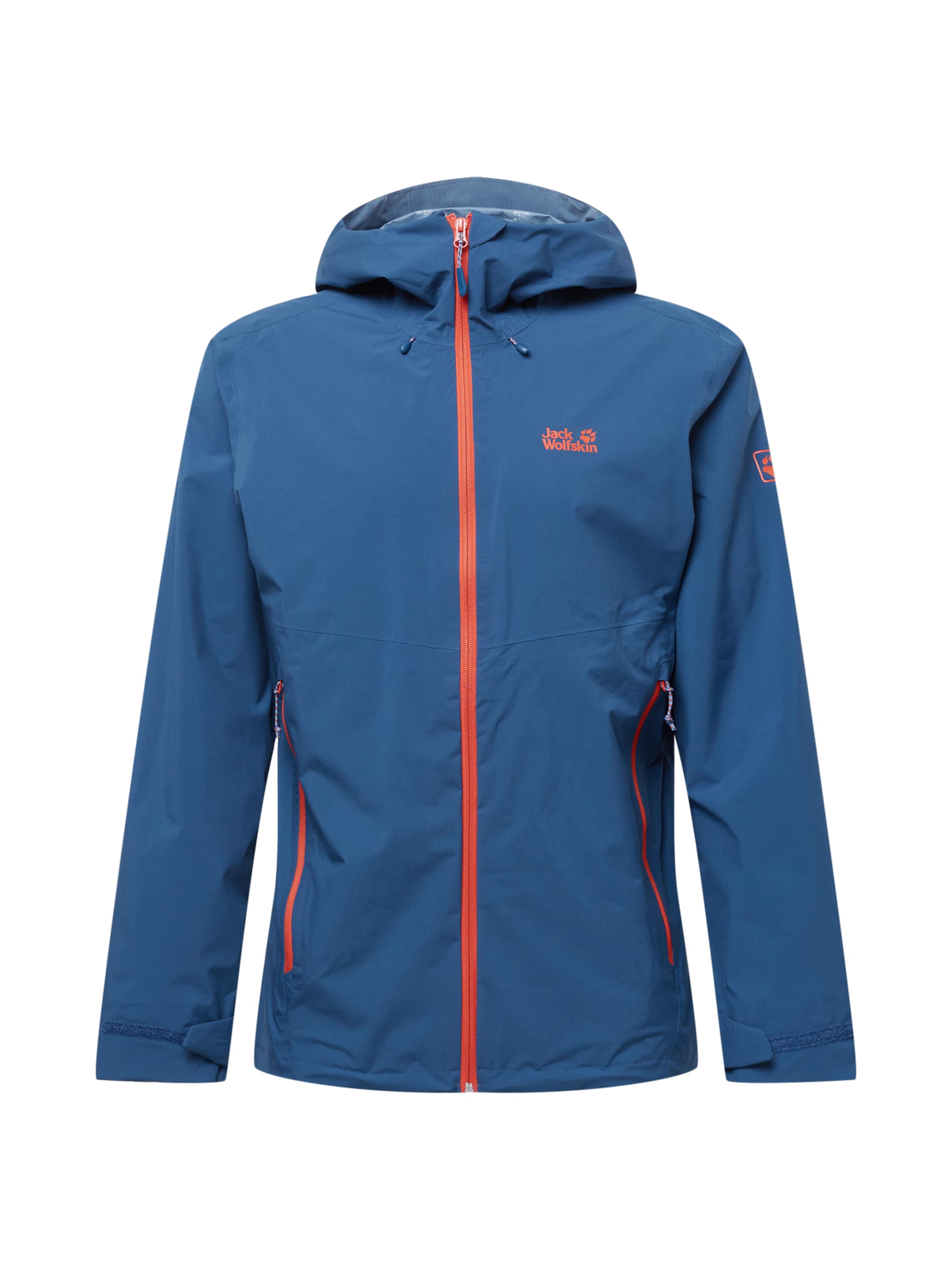 JACK WOLFSKIN Outdoor jacket 'Highest Peak' in Blue: front