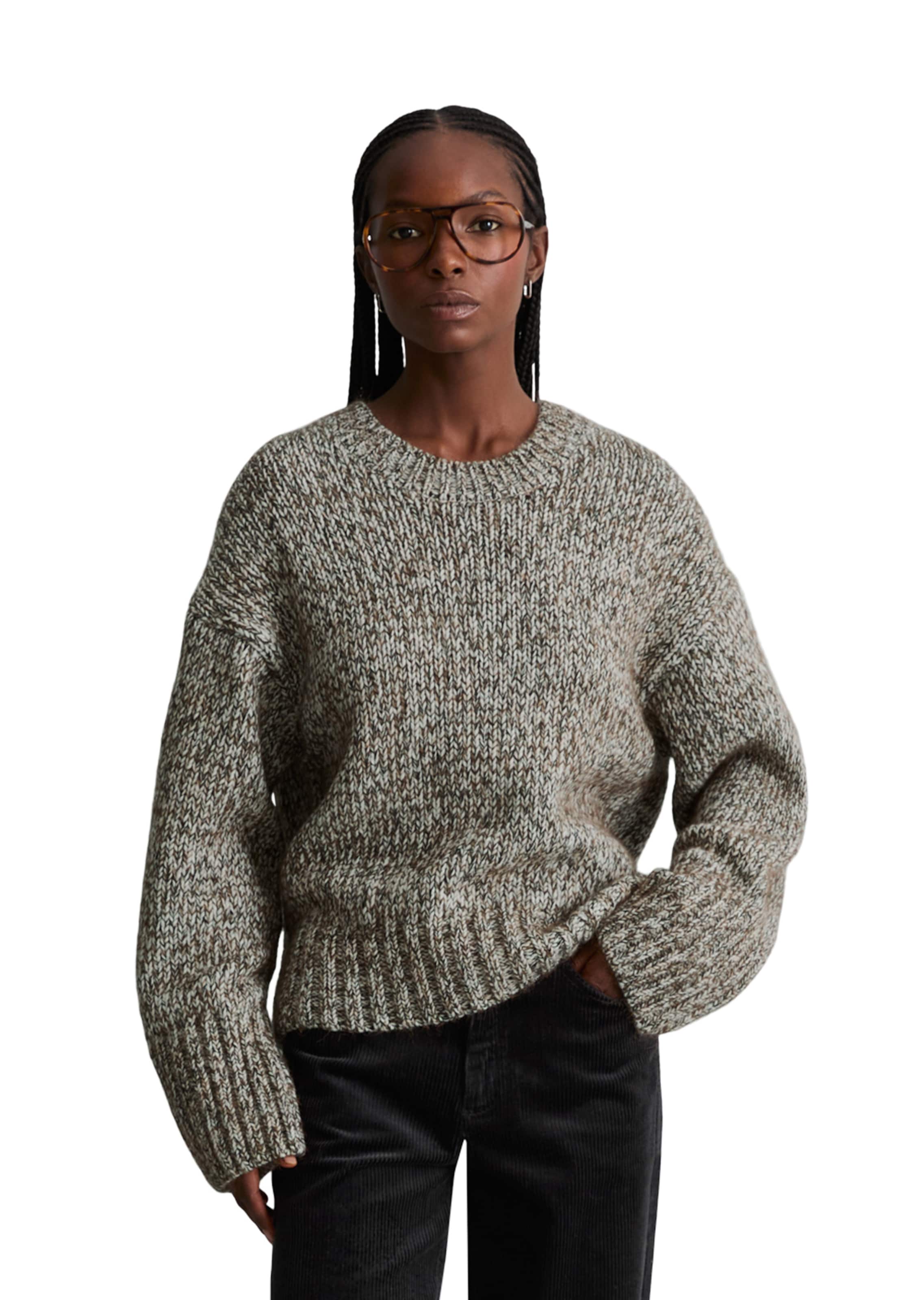 Marc O'Polo DENIM Sweater in Beige: front