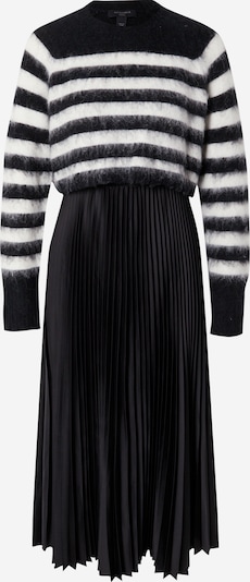 AllSaints Kleid mit Pullover 'JOSIE' in schwarz / weiß, Produktansicht