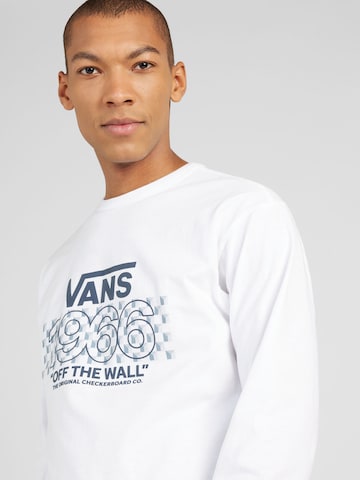 VANS - Camisa 'OFF THE WALL' em branco
