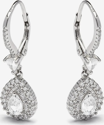 Luxenter - Pendientes 'Shiyi' en blanco: frente