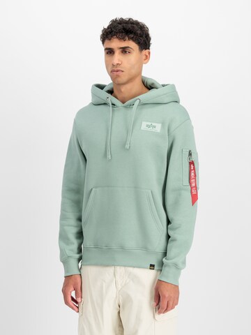 ALPHA INDUSTRIES Sweatshirt in Grün: Vorderseite