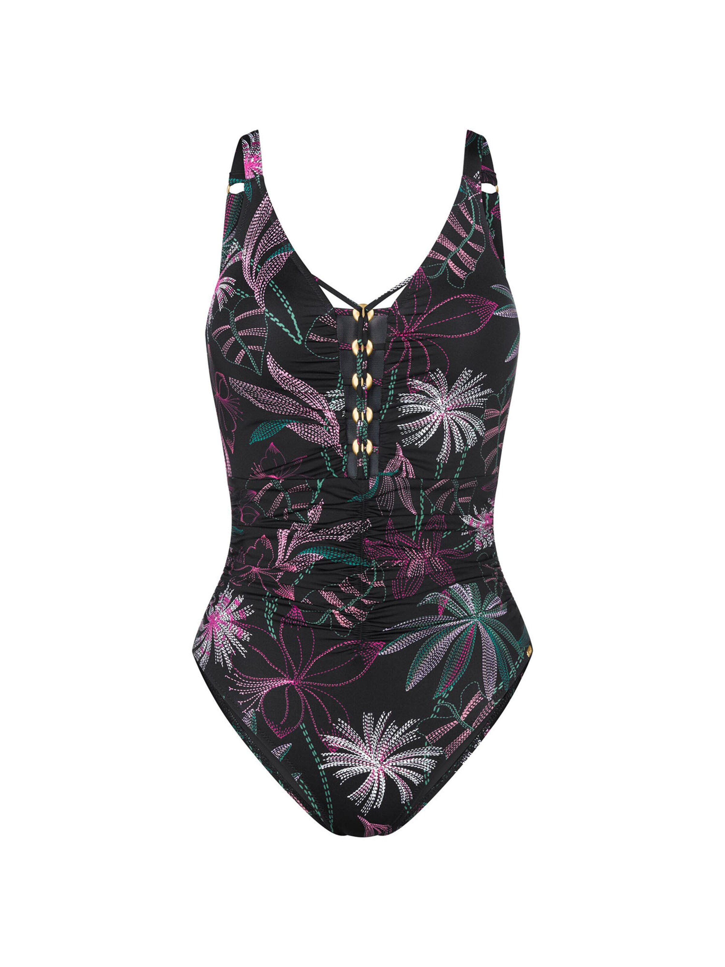 TRIUMPH Swimsuit ' Red Label Summer Tropics ' in Mixed colours: front