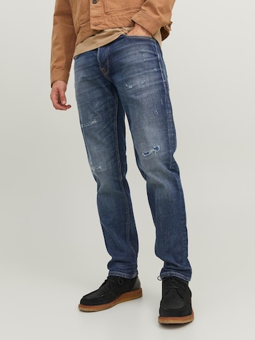 JACK & JONES Regular Jeans 'Mke' in Blue: front