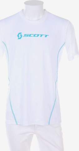 SCOTT Sport-Shirt XL in Weiß: predná strana