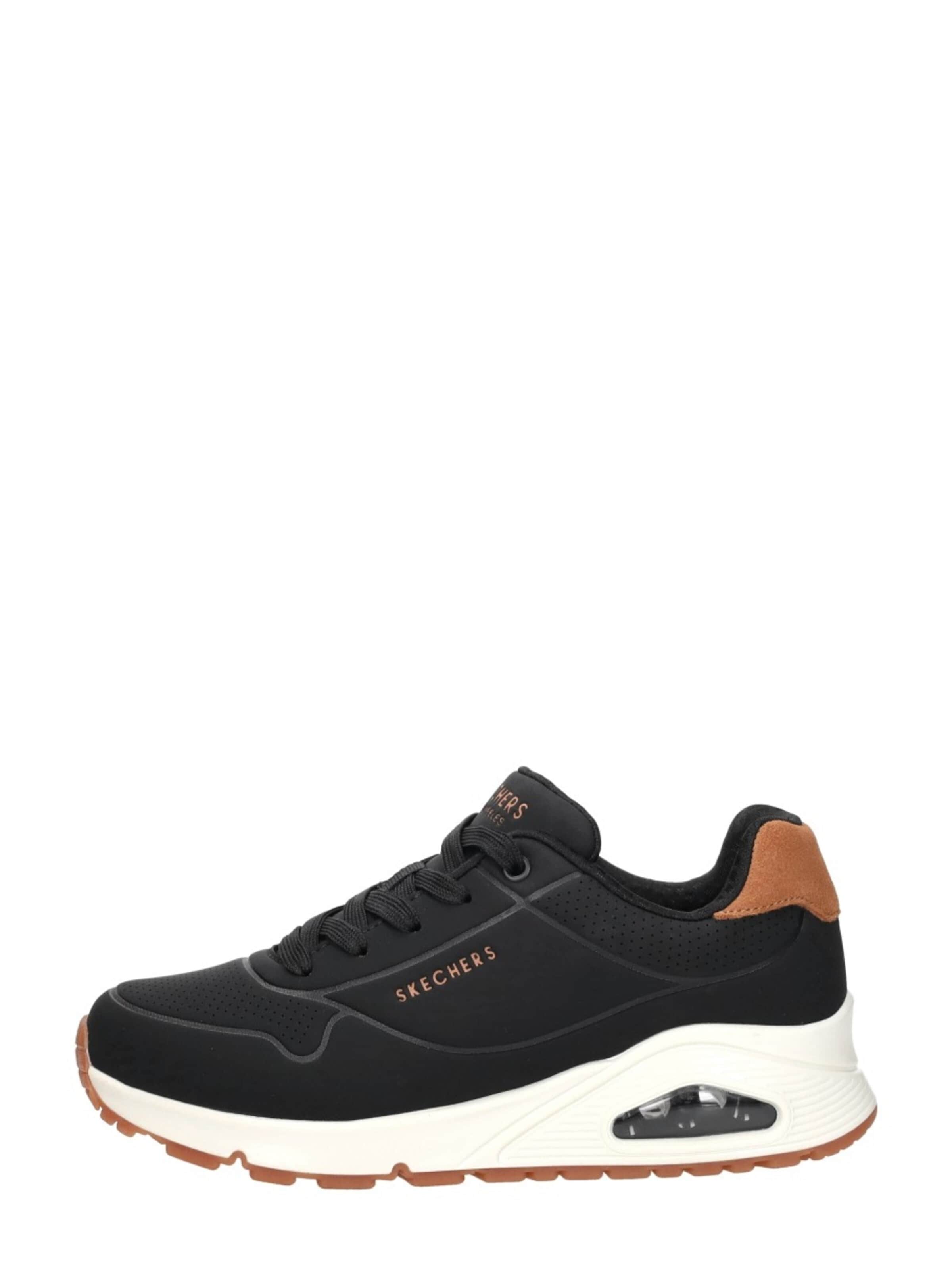 SKECHERS Sneakers 'Uno Gen1 - Suited On Air' in Zwart: voorkant