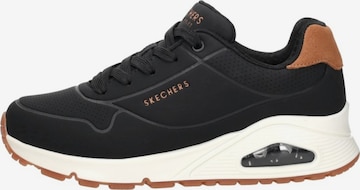 SKECHERS Sneakers 'Uno Gen1 - Suited On Air' in Zwart: voorkant