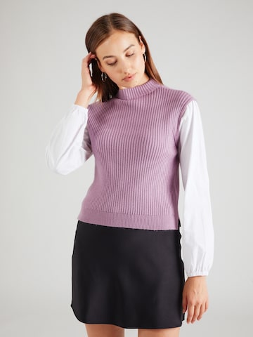 Pull-over 'SAGA' JDY en violet : devant