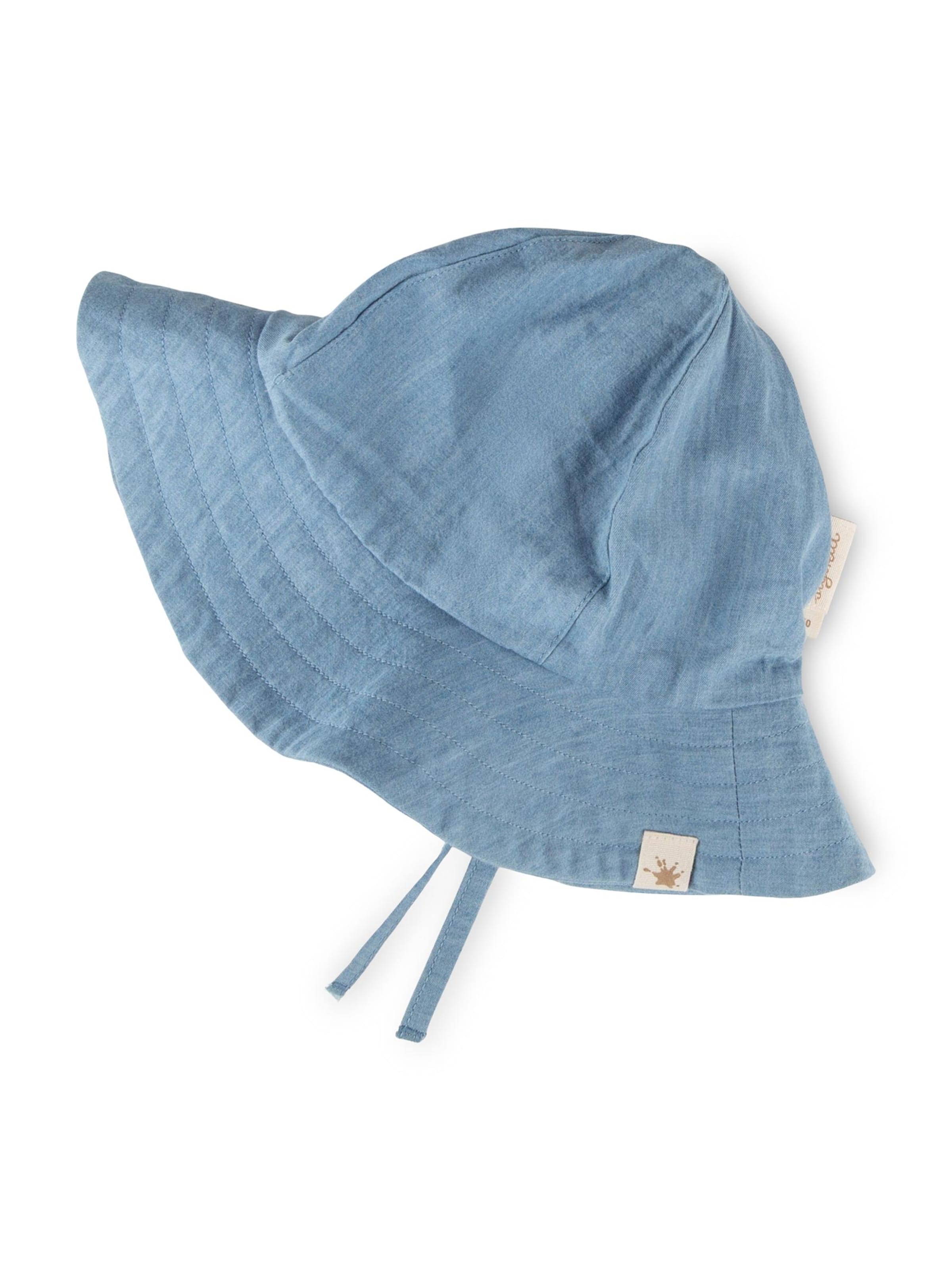 SIGIKID Hut 'Chambray-Hut Savanne'‌‌‌‌‌‌‌‌ in Blau: Vorderseite