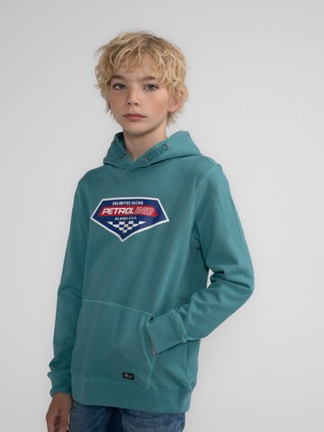 Petrol Industries Sweatshirt 'White Mountain' in Blau: Vorderseite