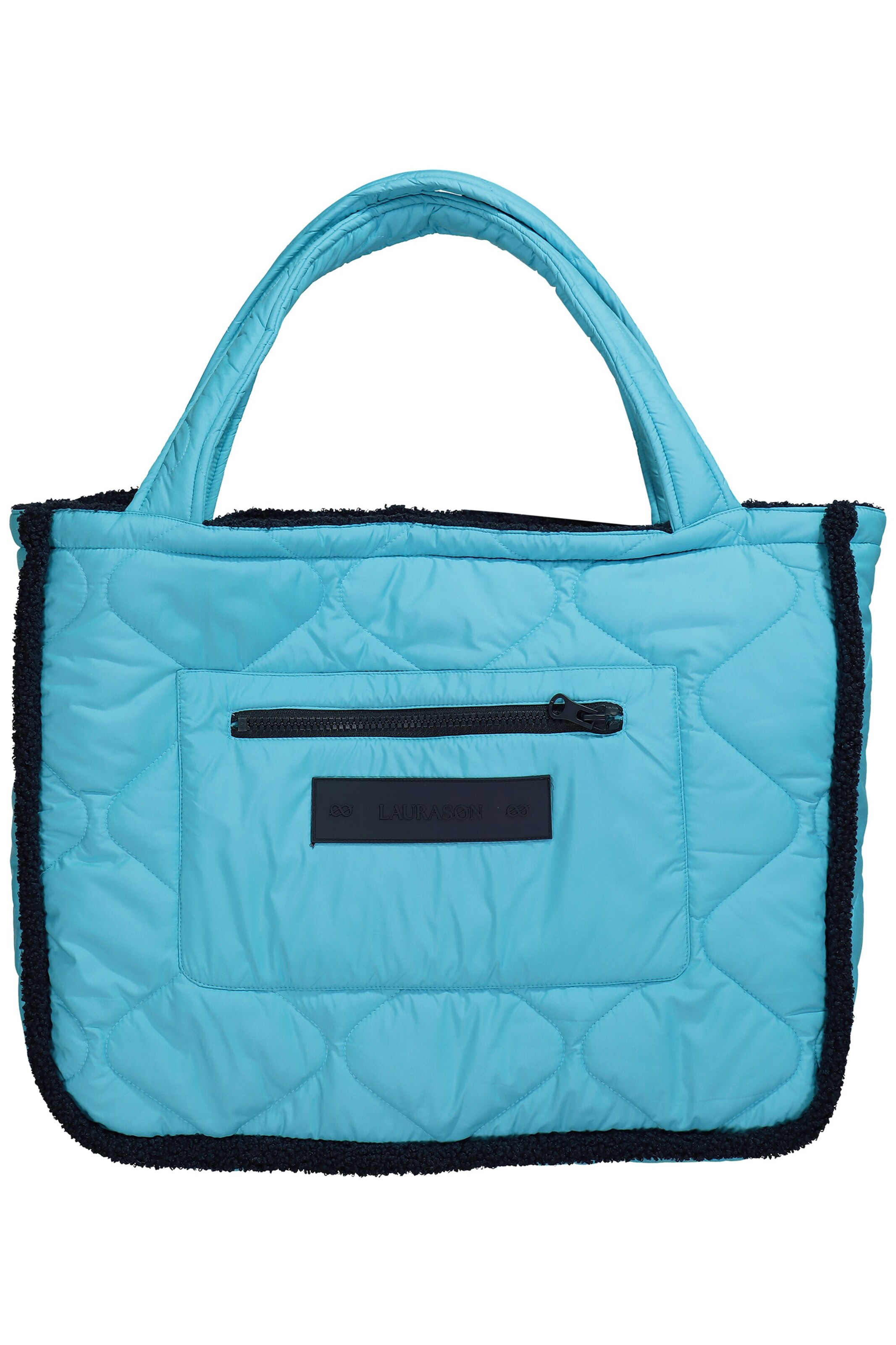 LAURASØN Schultertasche in Blau: Vorderseite