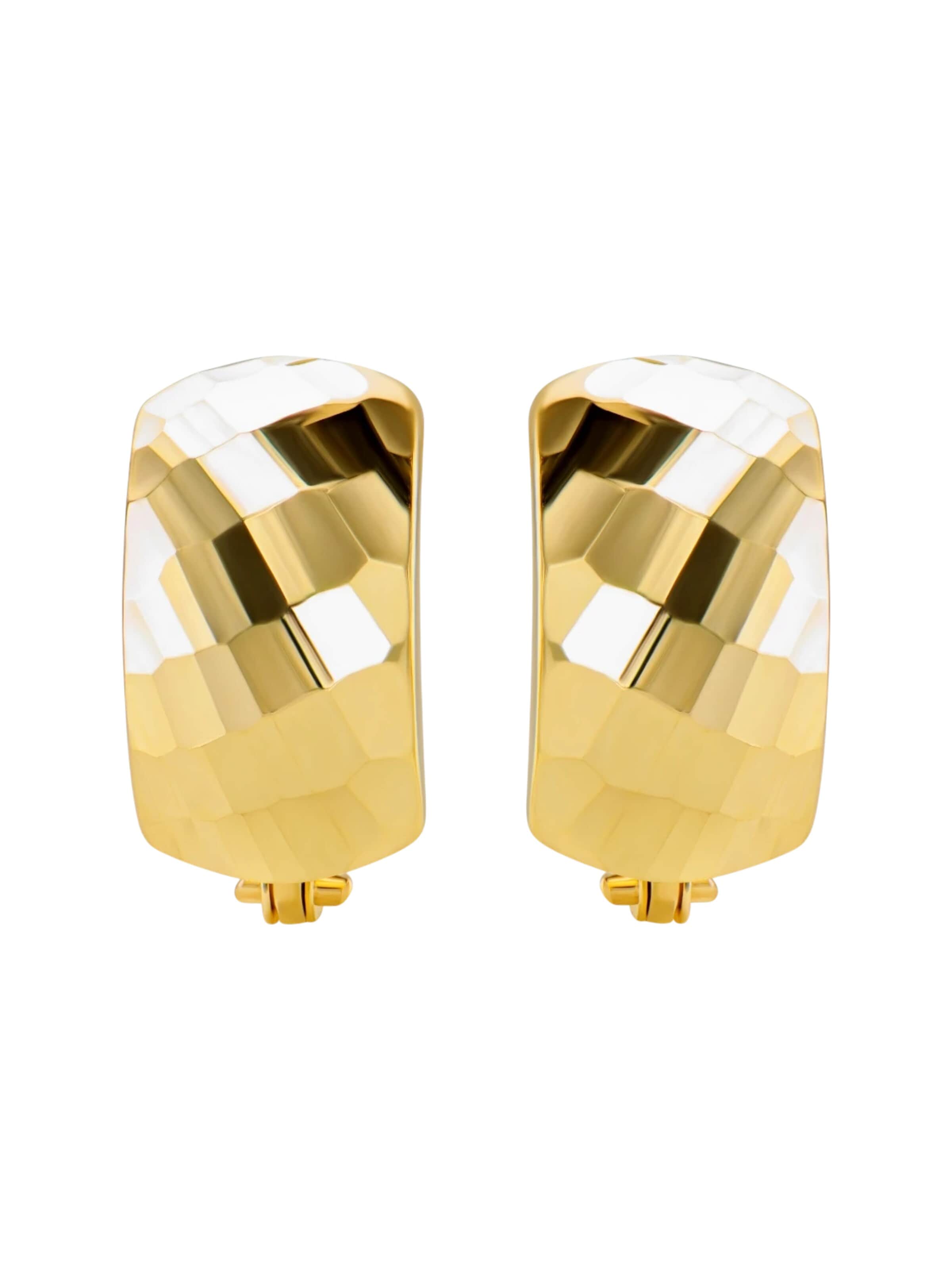 DIAMANT LETERNEL Kolczyki 'Ohrringe aus 375 Gelbgold' w kolorze żółty