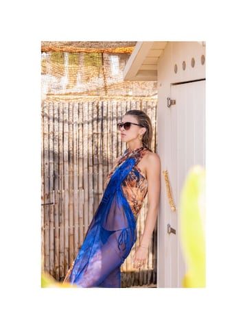 alberto cabale Beach dress 'FLORA' in Blue