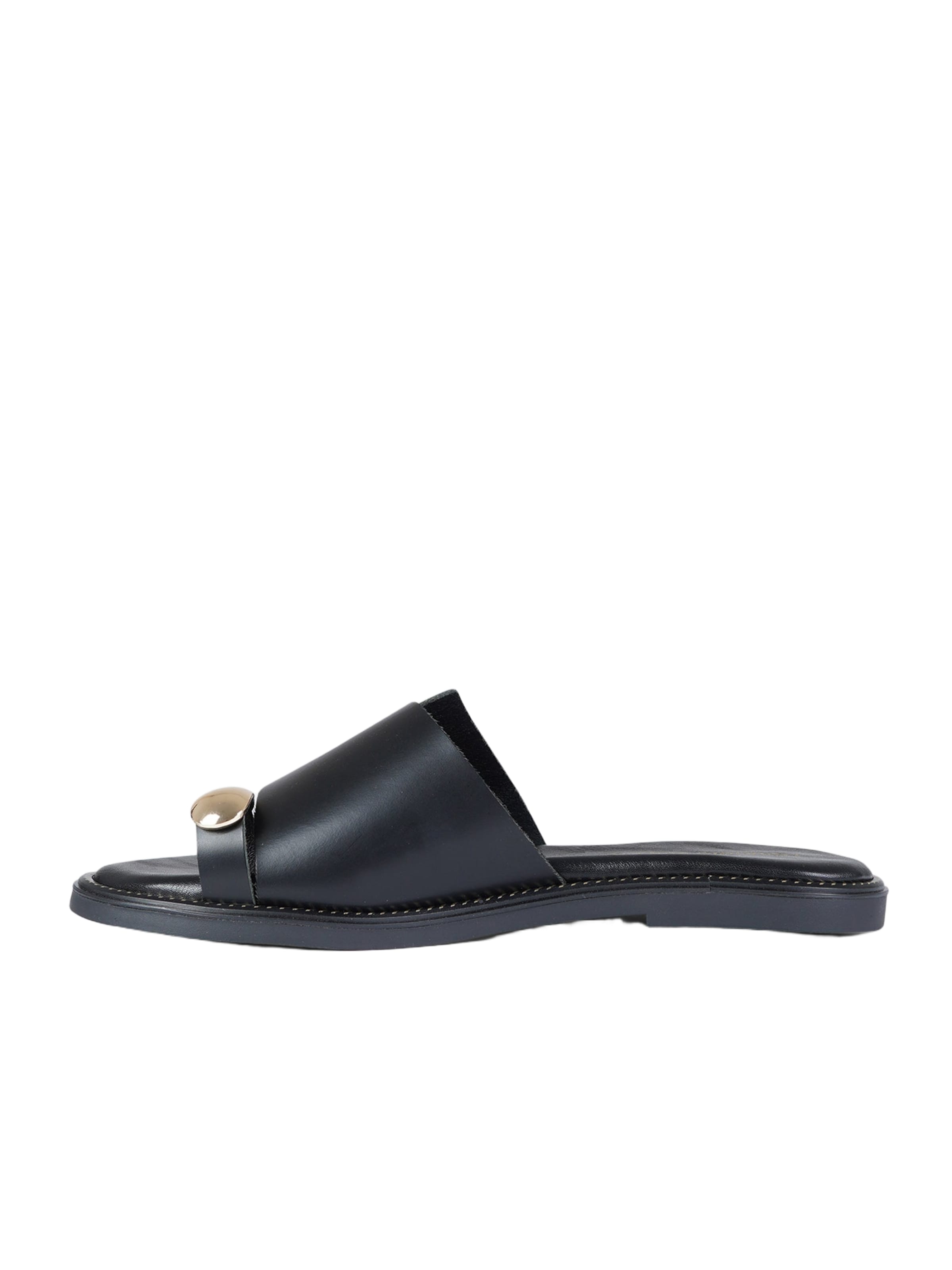 EXE Niedrige Sandalen in Schwarz: Vorderseite