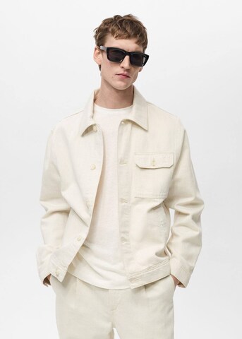 MANGO MAN Between-Season Jacket in Beige: front