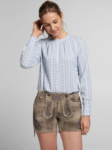 SPIETH & WENSKY Blouse 'Angela' in Blauw: voorkant